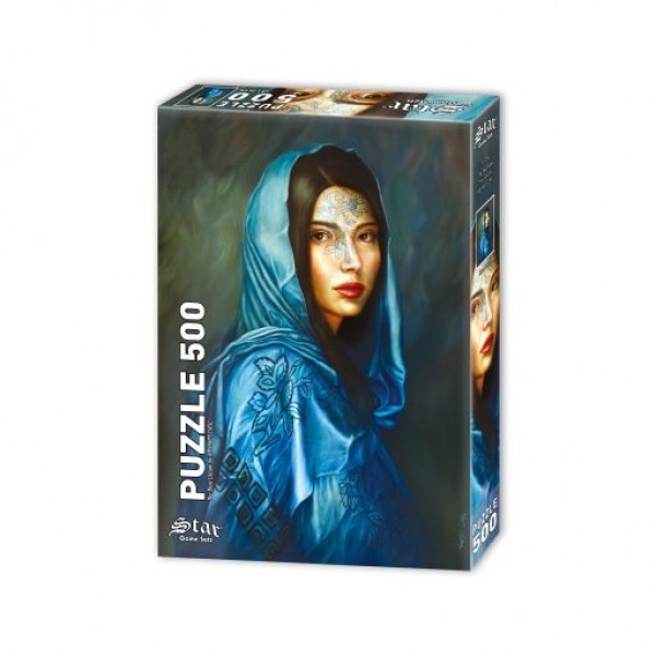 Niebieska Lilia (500el.) - Sklep Art Puzzle